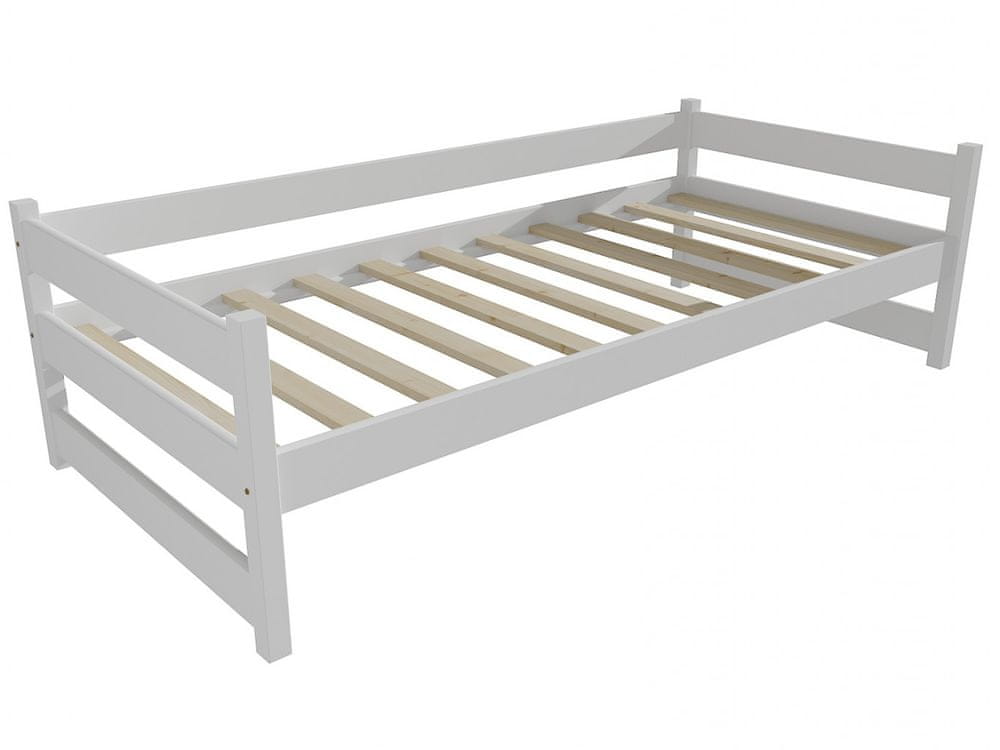 eoshop Detská posteľ DP 023 (Rozmer: 80 x 160 cm, Farba dreva: farba biela)